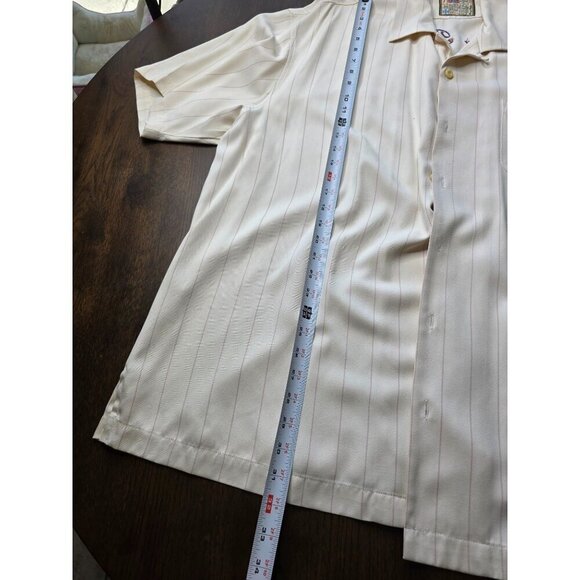 TOMMY BAHAMA 444/500 PHILLIES LIMITED EDITION 100% SILK SHORT SLEEVE SHIRT SZ XL - Picture 10 of 16